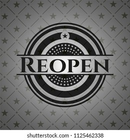 Reopen dark emblem. Retro