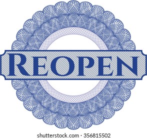 Reopen money style rosette