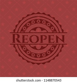 Reopen red emblem