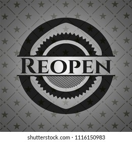 Reopen retro style black emblem