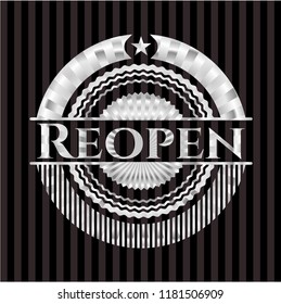 Reopen silver shiny emblem