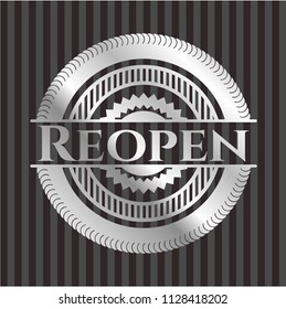 Reopen silvery emblem