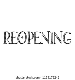 reopening label , stamp