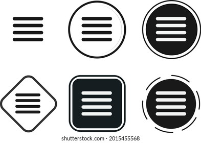 reorder icon set. Collection of high quality black outline for web site design and mobile dark mode apps. Vector illustration on white background
