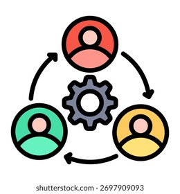 Elemento De Icono De Reorganización Para Diseño