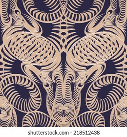 Repaint seamless pattern: Ram