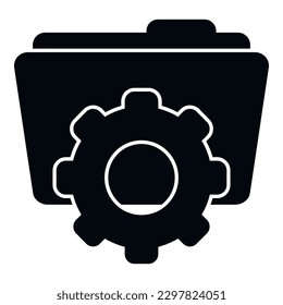 Repair backup icon simple vector. Data cloud. Storage server