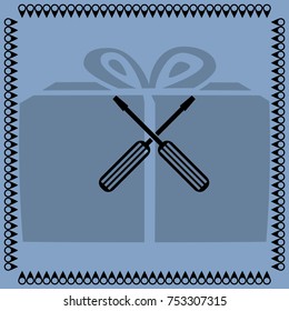 repair badges, vector icon