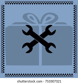 repair badges, vector icon