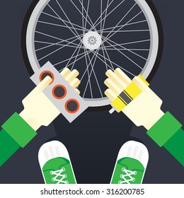 Repair Bicycle Repair Kit Puncture Wheels