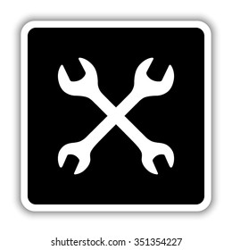 Repair - black vector icon