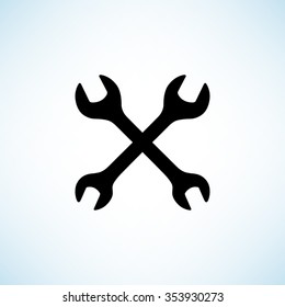 Repair -  black vector icon