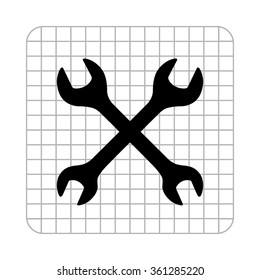 Repair -  black vector icon