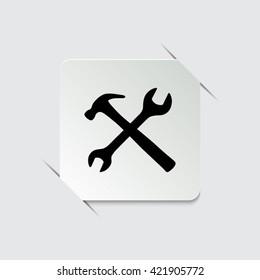 Repair  - black vector icon