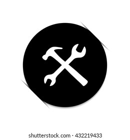 Repair  - black vector icon