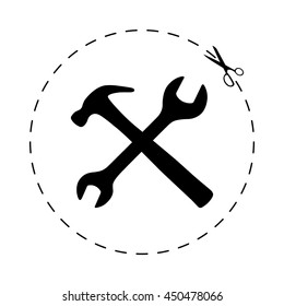 Repair  - black vector icon