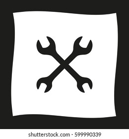 Repair  - black vector icon