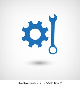 Repair -  blue vector icon