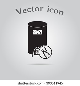 Repair  boiler vector icon