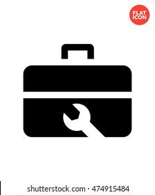 Repair box Icon Flat Style Isolated Vector Illustration