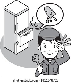 Repair a broken freezer that does not cool