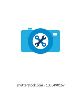 Repair Camera Logo Icon Design