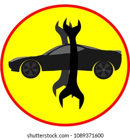 ?ar repair. car service vector. 