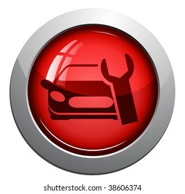 repair of the car, vector icon