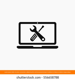 repair computer icon. One of set web icons
