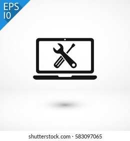 Repair Computer Icon. One Of Set Web Icons