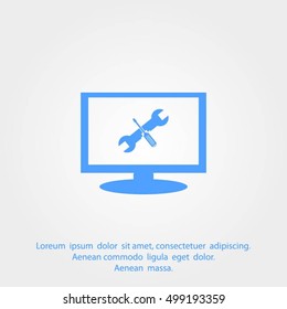 repair computer vector icon