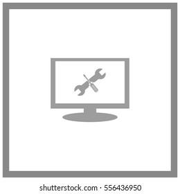repair computer vector icon
