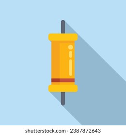 Repair condenser icon flat vector. Software fix. Computer button tool