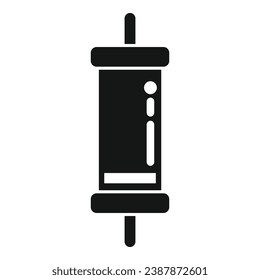 Repair condenser icon simple vector. Software fix. Computer button tool