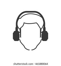 Repair and construction concept represented by constructer icon. Isolated and flat illustration