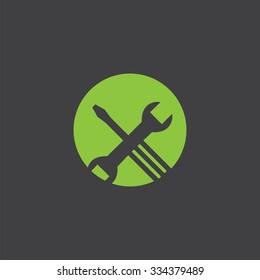 repair cut identity template icon design element