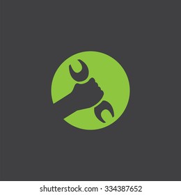 repair cut identity template icon design element