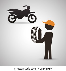 Repair design. auto icon. isolated illustration