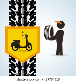 Repair design. auto icon. isolated illustration