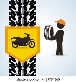 Repair design. auto icon. isolated illustration
