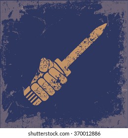 
Repair design on old paper background,vector