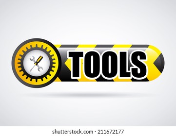 repair design over  gray background vector illustration