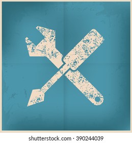 Repair design,grunge concept,vector