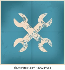 Repair design,grunge concept,vector