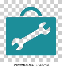 Repair Equipment Case icon. Vector illustration style is flat iconic symbol, soft blue color, transparent background. Designed for web and software interfaces.