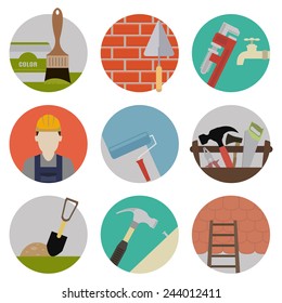 Repair flat icons
