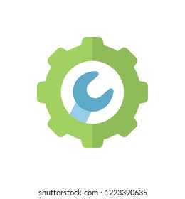 repair flat vector icon