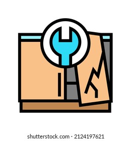 repair furniture color icon vector. repair furniture sign. isolated symbol illustration