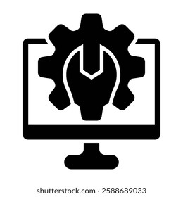 Repair Glyph Icon Design For Personal And Commercial Use