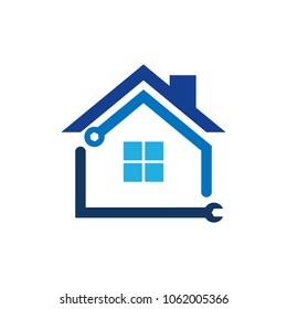 Repair House Logo Icon Design